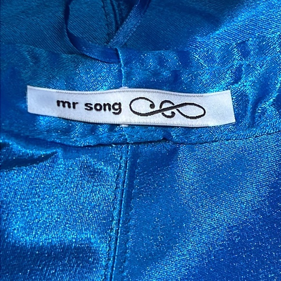 Mr Song  derby belt hat royal blue main image 6